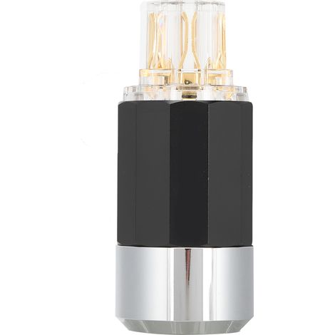 Connecteur d'alimentation audio HIFI en cuivre pur plaqué or 24K, prise femelle 100‑250V F109G pour haute fidélité