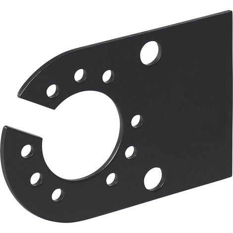 Piastra di montaggio in metallo 12 x 8 cm (1/4)