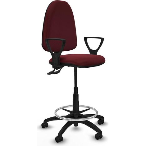 Piqueras y Crespo BFN01RP Silla de Oficina Granate