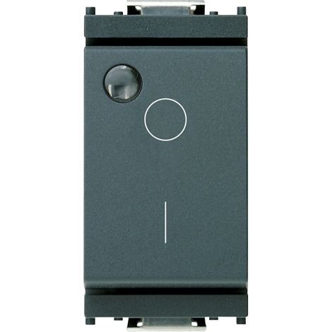 VIMAR - 16036 2P 16AX Interrupteur lumineux, gris
