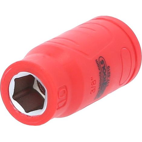 Douille isolée 3/8", 10 mm (1/4)