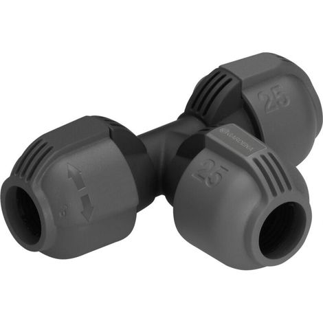 10 Stück 16 mm Gartenschlauch-T-Verbinder, T-Rohrverbinder, robuste 3-Wege-Adapter aus Kunststoff, Bewässerungszubehör für Garten, Landwirtschaft und Gewächshaus (T-Verbinder)