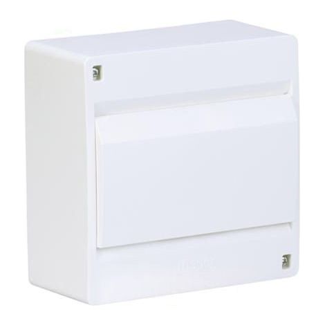 Caja automáticos superficie Hager 8 módulos VD108NE C/Puerta VZ912N (1/2)