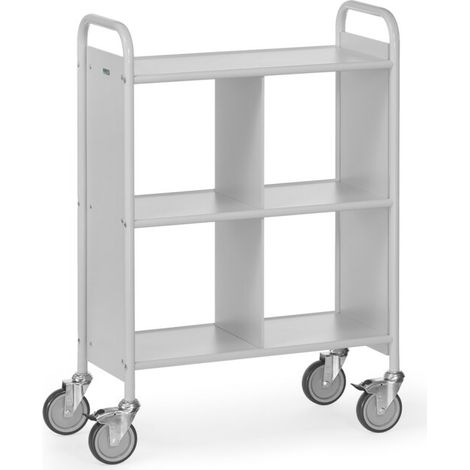 fetra Chariot de bureau 4872 - charge max. 150kg Pneus TPE (1/3)