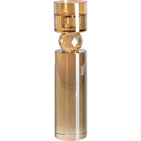 Bougeoir en verre champagne chic - champagne (1/4)