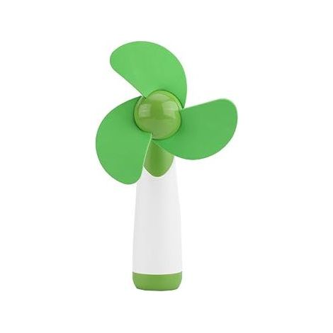 Mini ventilatore portatile (verde), piccolo ventilatore personale, ventilatore da tavolo, ventilatore elettrico rinfrescante per bambini, ragazze e donne (1/5)