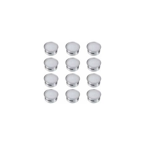 Aireadores de grifo de acero inoxidable M22 M24, aireador de agua para grifo, filtro de grifo ahorrador de agua, repuestos y accesorios para cabezal de grifo de cocina y baño, 12 piezas - Crezuo