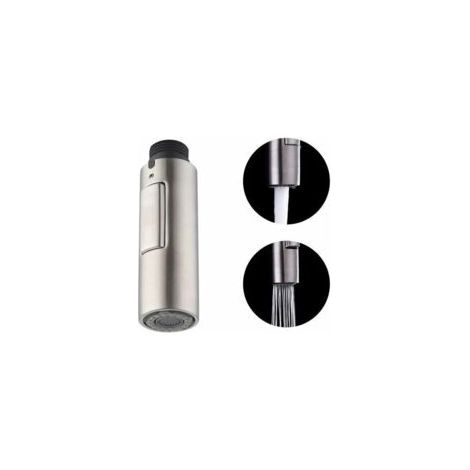 Ersatzdüse für Küchenarmatur, Ausziehbrausekopf, universell, PFS200-BS aus gebürstetem Edelstahl SUS304 G1/2 (1/5)