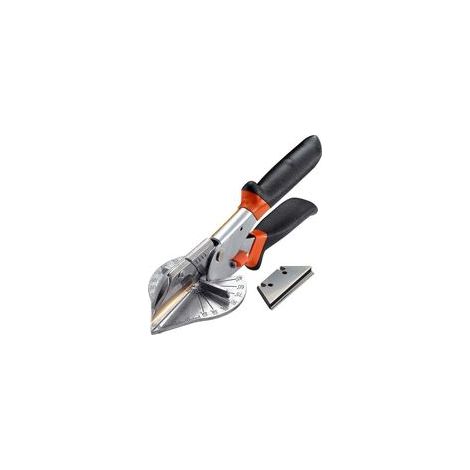Cisaille à Onglet à Angle 45 ° -135 °, Ciseaux à Goulotte Multifonction, Outil de Coupe Quart de Rond pour Couper des Tuyaux en Pvc Ppr Pe, Branche, Fil. (1/5)