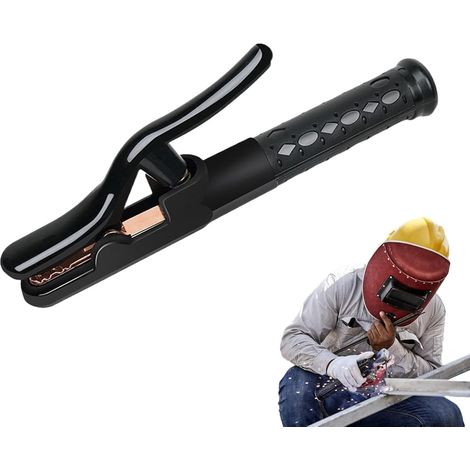 Pince à souder pour électrodes à tige Support de soudage pour travaux de soudure – Rangement ergonomique pour réparation industrielle, automobile, construction métallique, soudeur (1/5)