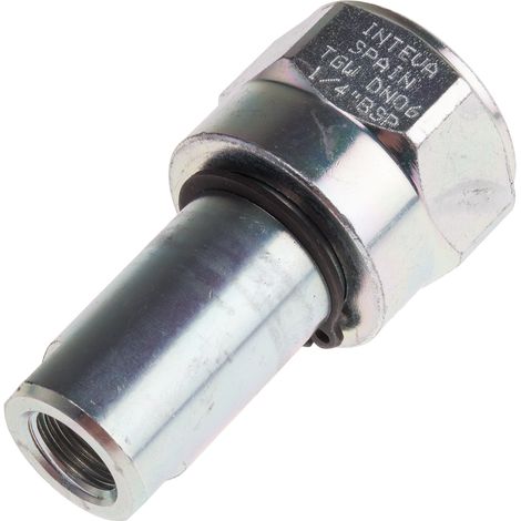 Raccord hydraulique rapide RS PRO, Femelle en Acier carbone 1/4pouces ( Prix pour 1 ) (1/2)