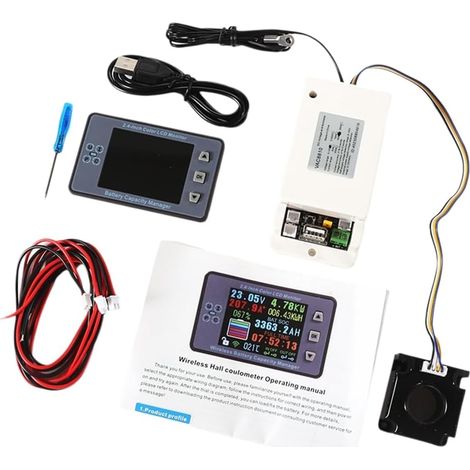 120 V 300 A VAC8810F 2,4 Pouces Couleur LCD Sans Testeur de Capacité de Batterie Coulomètre Courant Tension Compteur de Puissance Détecteur (1/5)