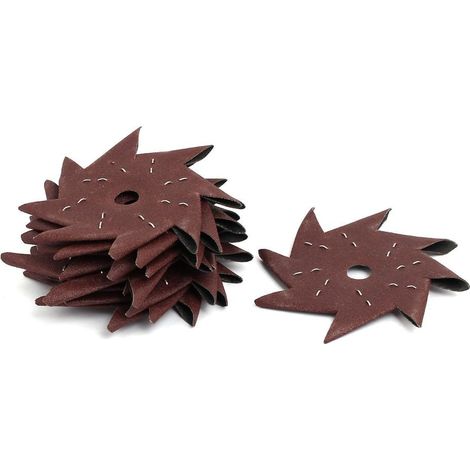4-Zoll-120-Nadelrad-geformtes achteckiges Schleifpapier-Polierwerkzeug 10pcs (95f9d7e768a33a2632001a (1/3)