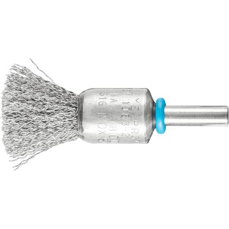PFERD TOOLS INOX-TOTAL Pinselbürste ungezopft PBUIT Ø15 mm Schaft-Ø6 mm Edelstahl-Draht-Ø0,20 10 Stk (1/5)