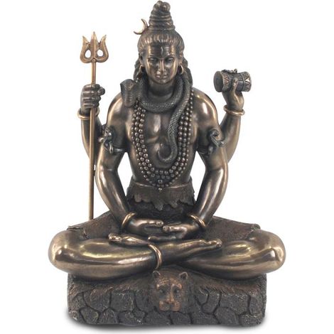 Signes Grimalt Figure de figurines de Bouddha Shiva Buddhas Gold 9x17x21cm 31456