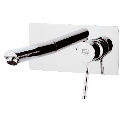 Miscelatore incasso per lavabo serie minimal finitura cromata (1/4)