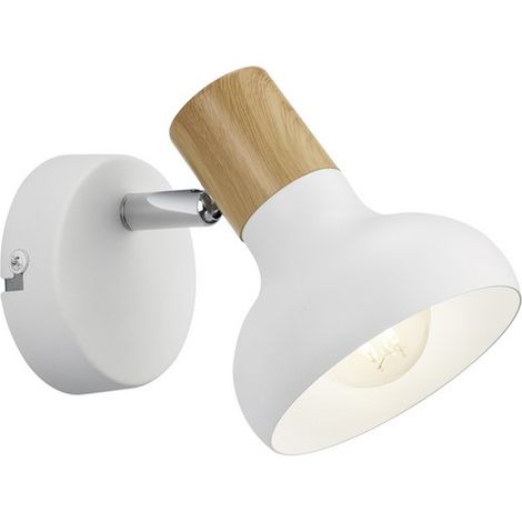 Applique murale scandinave blanche orientable 1xE14 10W