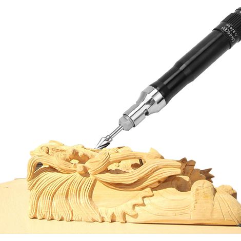 Stylo de meulage pneumatique haute vitesse, outil de polissage et de gravure à air comprimé, 65 000 tr/min, mandrin de 3 mm (1/5)