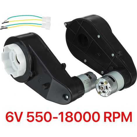 1 paire 6V 550 18000 tr/min boite de vitesse de mot électrique (1/5)