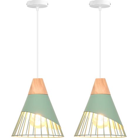 Suspension vintage, plafonnier industriel en métal, lustre moderne avec ampoule, suspension pour salle à manger, café, lumière chaude 3000 K (1/5)