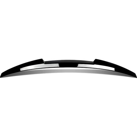 Spoiler trasero, plástico ABS, compatible con Audi S4 A4 B9 Sedán, negro brillante. (1/2)