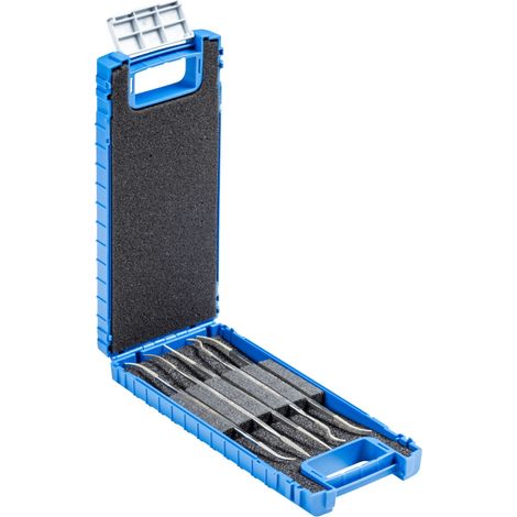 PFERD TOOLS Diamant-Riffelfeilen-Set 5-tlg. 150mm D126 (mittel) für komplexe Geometrien (1/3)
