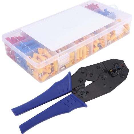 Kit 300 pièces de connecteurs électriques avec pince à sertir, tailles variées, pour bateau et automobile. (1/5)