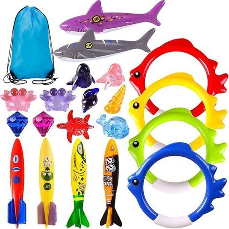 jouets de plongée. jouets de natation. jeux d'été pour enfants avec jouets sous-marins (1/5)