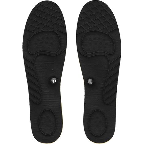 Semelles de sport absorbant les chocs avec massage magnétique, confortables et respirantes, rehaussement de 4cm pour hommes et femmes