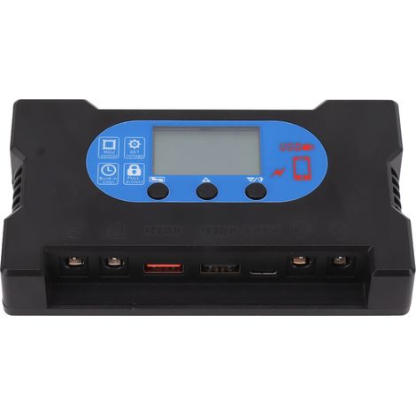 Dualer USB-Typ-C-DC-Solarladeregler mit Schnellladefunktion, 100 A (1/5)
