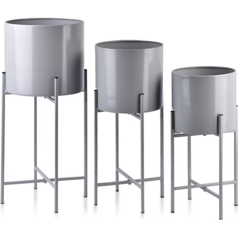 SWEN set con 3 fodere Ø 23 x H: 20/54 cm, Ø 20 x H: 18/47 cm, Ø 18 x H: 14/40 cm (1/2)