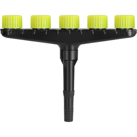 Arroseur Rotatif - Tête d'Arrosage à 3 Buses en ABS - Pour Pelouse Jardin Fleur - Pression Eau Adaptée - 1 Pièce (1/5)