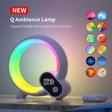 Intelligenter Wecker mit Bluetooth-Lautsprecher und weißem Rauschen
