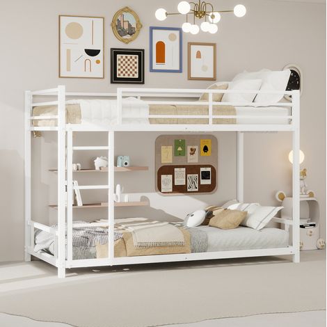 letto 90x190 a castello metallo sicuro OKMYHOME (1/4)