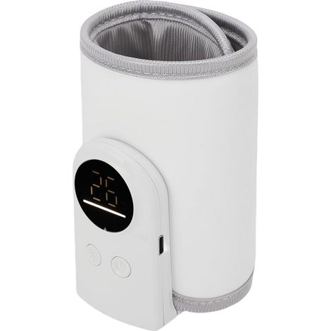 Chauffe-biberon Portable pour Bébés - Chauffe-biberon de Voyage à Chauffage Rapide alimenté par USB 18 W avec Température Constante, Ajustement Universel pour les Tailles de Biberons, (1/5)