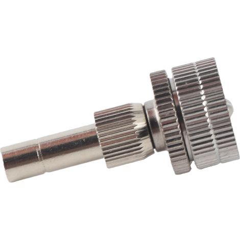 Boquilla de nebulización de conexión rápida en forma de abanico de latón de 6 mm para sistemas de refrigeración. (1/5)