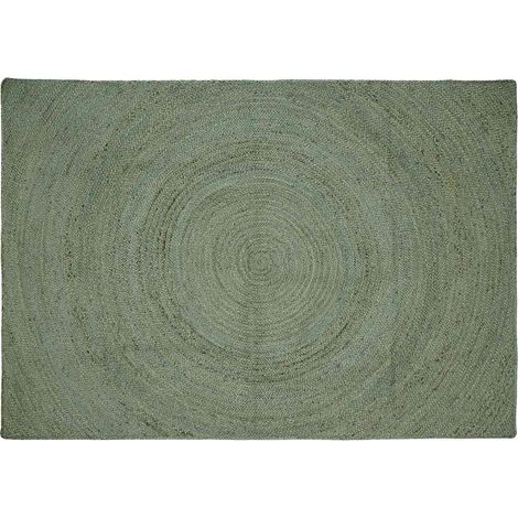Alfombras de área Verde oliva 160 x 230 cm yute