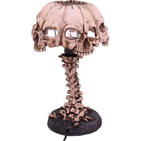 Skull Himalayan Salt Lamp , LED Adjustable Skull Lamp With Dimmer Switch,Best Ideal Gift ,Holiday Gift Halloween Skull Desk Lamp (1/5)