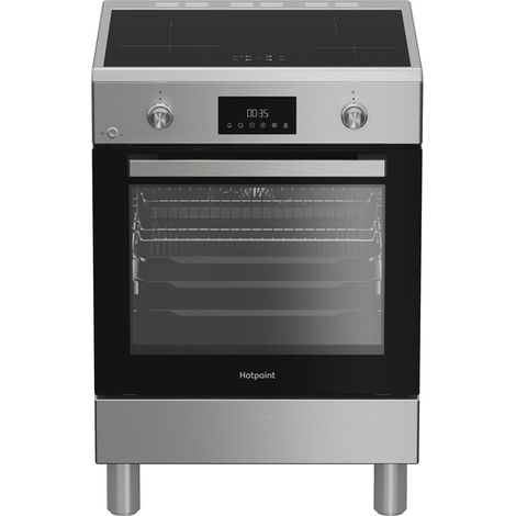 Hotpoint Ariston H6I8LMSAX cucinpose libre inox, 60x60cm, plaque induction