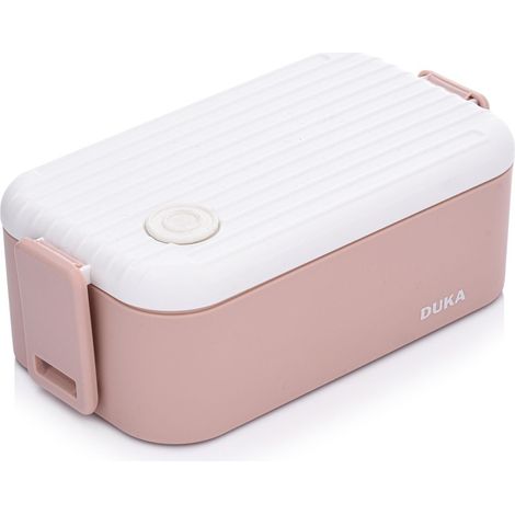 Mini-Lunchbox 21,7 x 11,4 x 7 cm PP rosa duka