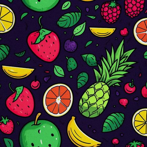 Tela decorativa para exteriores Oxford - Motivo frutal  DX6221 (1/5)