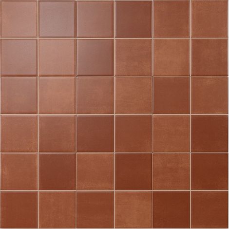Carrelage Mur Ceramic Connection Brown Mate 20x20 PRÉ-DÉCOUPÉ (10x10)