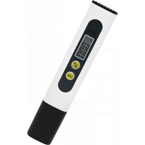 Testeur numérique de qualité de l'eau potable (3 en 1) pour TDS, plage de mesure de 0 à 9990 ppm, équipé d'une sonde en alliage de titane.