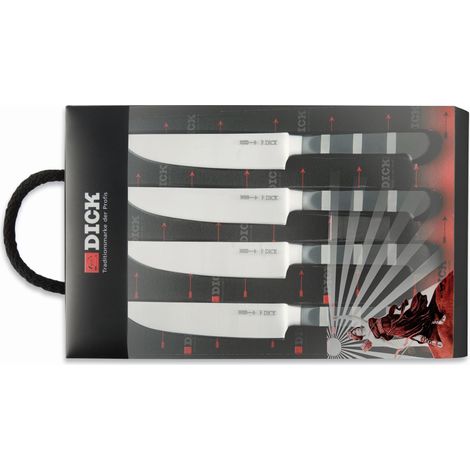 F. DICK Steakmesser-Set 1905 4 tlg Klingenlänge 12 cm Steakbesteck BBQ Messer (1/5)