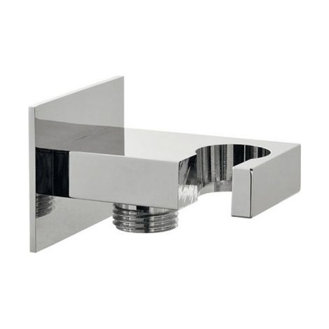 PRESA ACQUA OTTONE CON SUPPORTO 1/2M X 1/2M- Cromo- DAMAS- pezzi 1 (1/2)