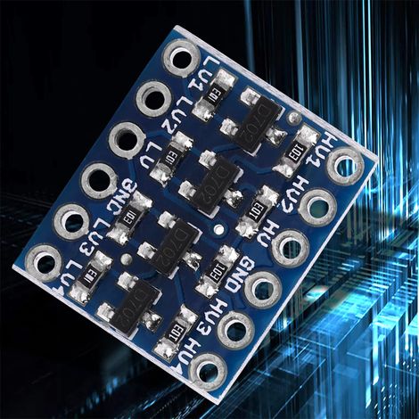 Module convertisseur bidirectionnel 4 canaux I2C/I3C à niveau logique 5 V/3,3 V (1/5)