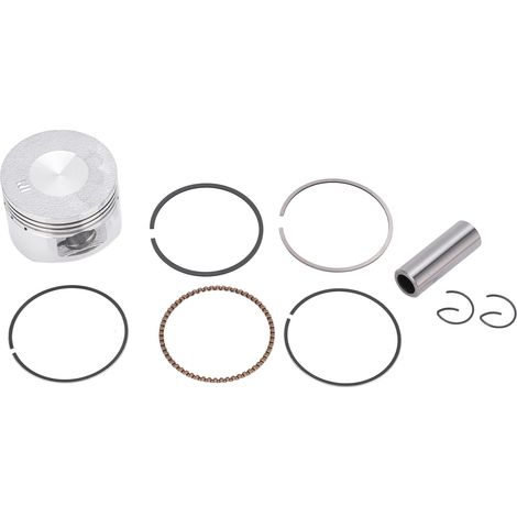 Kit d'assemblage de piston, anneaux de moteur en alliage d'acier pour GY6-125 Go Karts, scooters, motos ATV UTV (1/5)