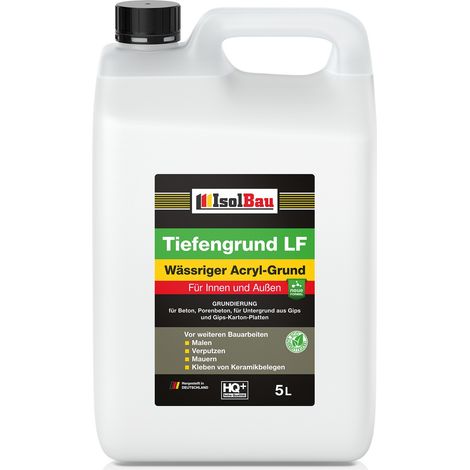 IsolBau Apprêt à pénétration profonde Tiefengrund LF 5 L (1/5)