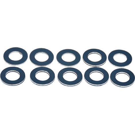 Lot de 100 joints de bouchon de vidange d'huile moteur automobile 90430-12031, diamètre d'alésage de 12 mm, adaptés aux modèles Toyota et Lexus 9043012031. (1/4)