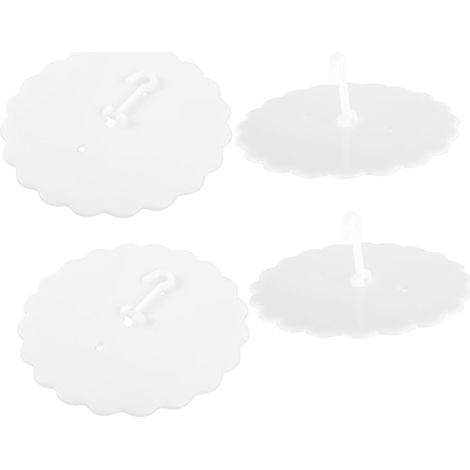 Lot de 4 crochets plafond adhésifs pour rideaux lit et (1/5)
